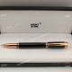 Fake Mont Blanc Starwalker Midnight Rollerball Pen Rose Gold Trim (3)_th.jpg